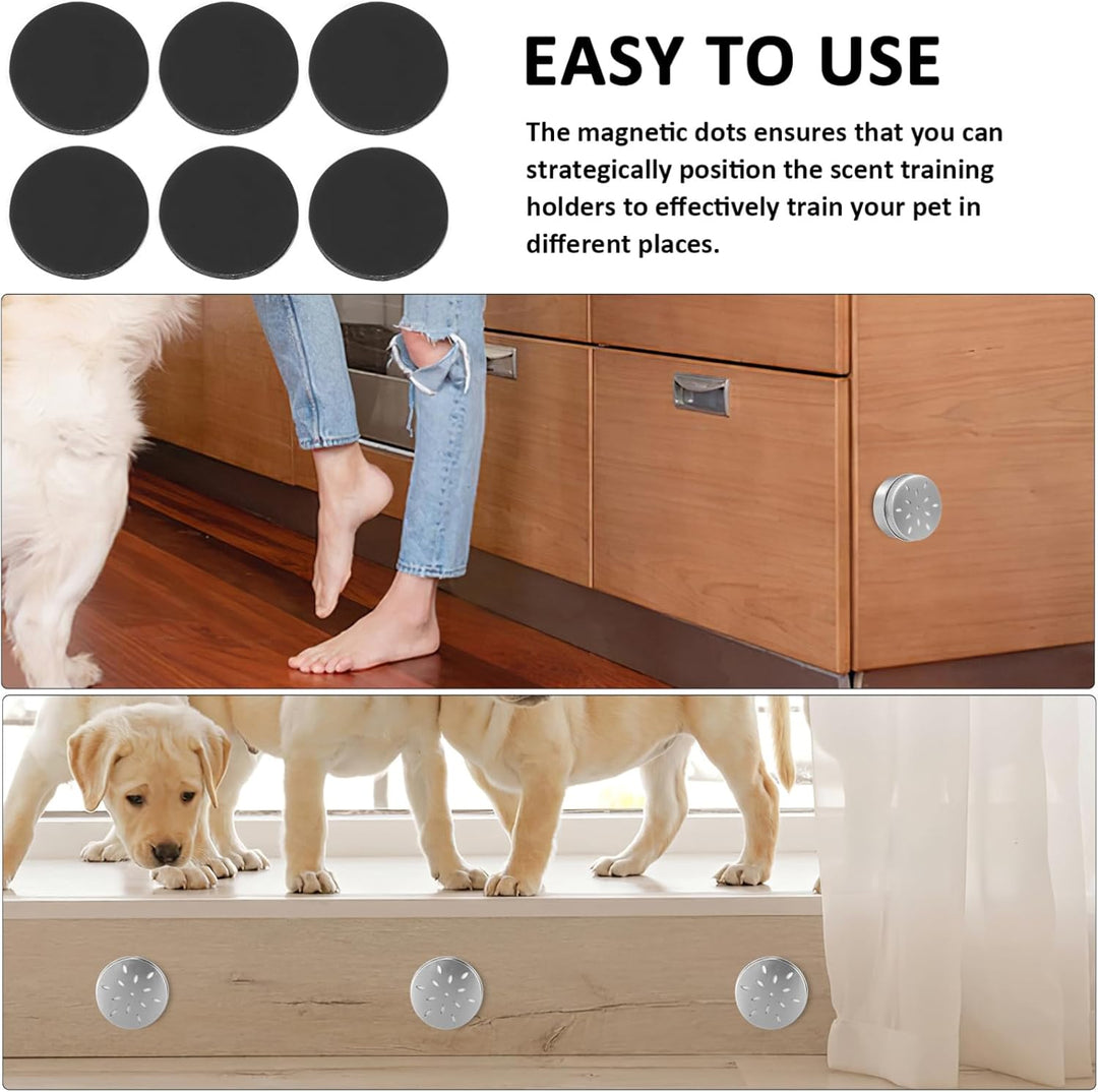 Kisangel Hundeduft Trainingsboxen Mit Magnetpunkten – 10X Geruchsdosen Aus Aluminium 2.7 Zoll Für Na