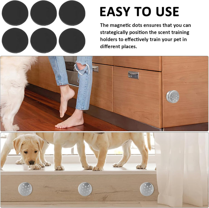 Kisangel Hundeduft Trainingsboxen Mit Magnetpunkten – 10X Geruchsdosen Aus Aluminium 2.7 Zoll Für Na