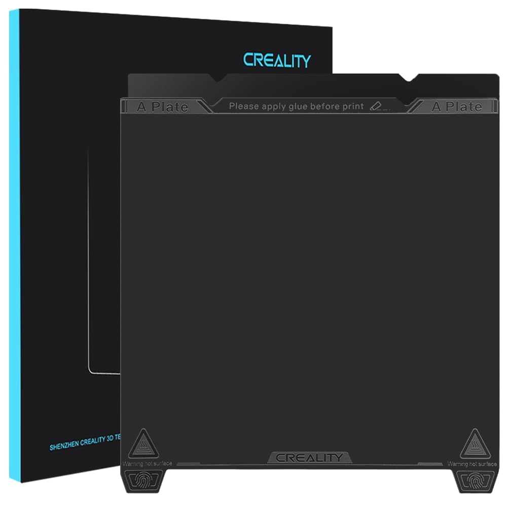 Creality Offizielles K1 Max Bauplatten-PEI-Bett-Kit 315 x 310 mm, glatt, abnehmbar, magnetisch, flex