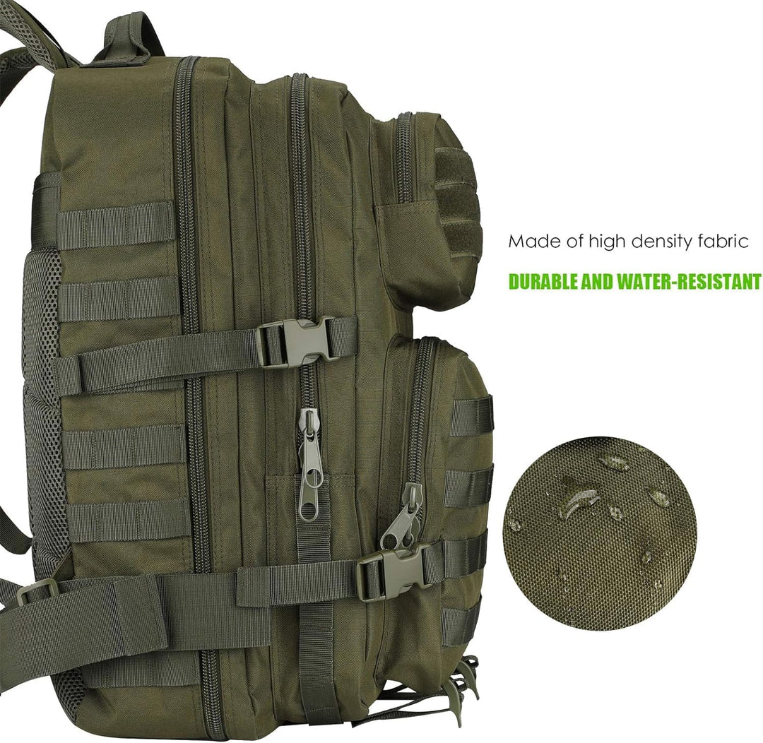 ProCase 40L Militär Taktische Rucksack, Grosse Kapazität 3 Tage Armee Assault Pack Bag Go Bag Rucksa