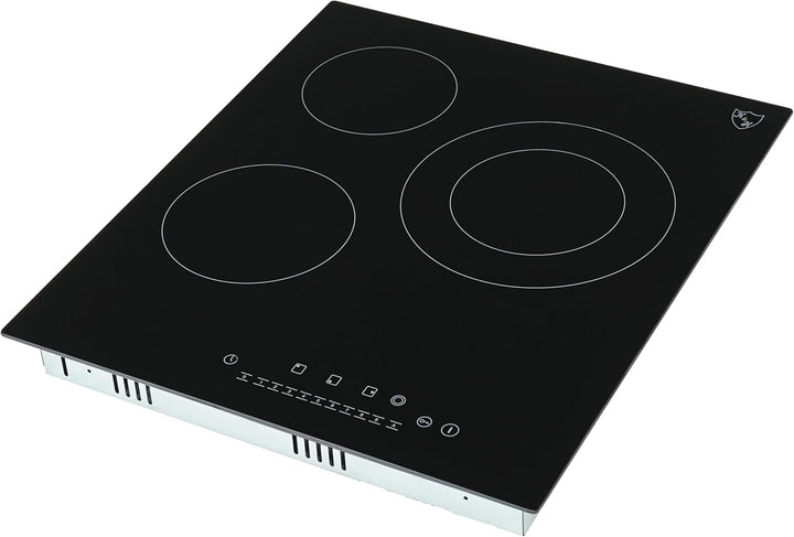 K&H® 3 Zonen SLIDER Control Glaskeramikkochfeld 45cm Elektro Autark Eingebaut NC-4504SL