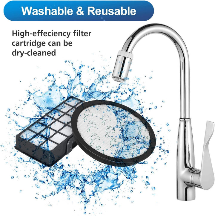 2 Stück HEPA-Filter Set für Rowenta Silence Force Cyclonic 4AAAA RO7611 RO7612 RO7643 RO7647 RO7649