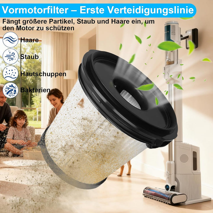 IW3612EUT IW3613EUT Filter für Shark Detect Clean &amp; Empty Akku-Staubsauger