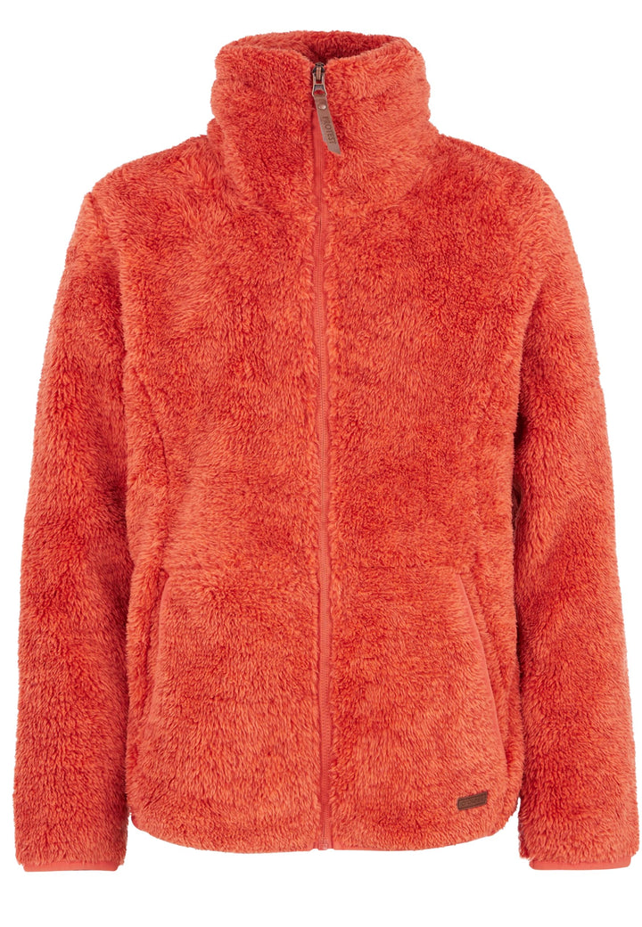 Protest Mädchen Oberteil Mit Durchgehendem Reissverschluss RIRI JR 14 Tosca Red, 14 Tosca Red