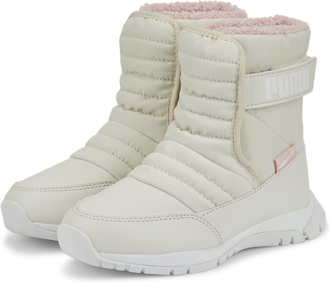 PUMA Unisex Kinder Nieve Boot WTR Ac Ps Sneaker 29 EU Nimbus Cloud White, 29 EU Nimbus Cloud White