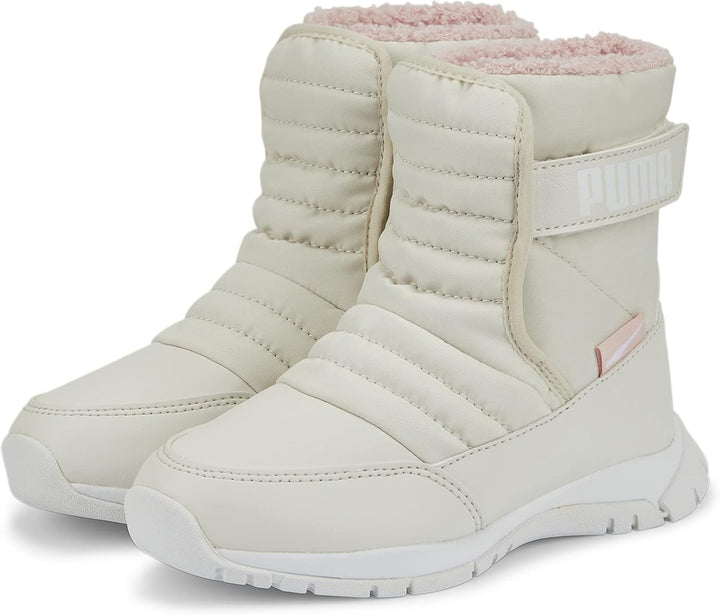 PUMA Unisex Kinder Nieve Boot WTR Ac Ps Sneaker 29 EU Nimbus Cloud White, 29 EU Nimbus Cloud White
