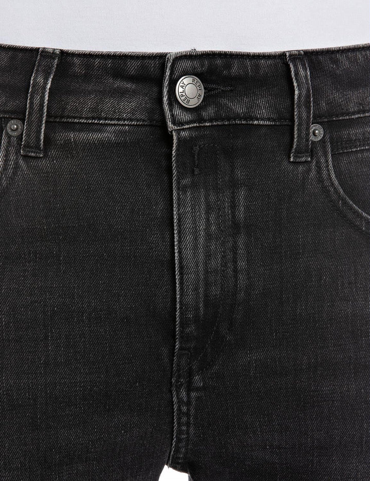 Replay Damen Jeans Marty Boyfit Recycled mit Stretch 24W / 32L Black Delavé 099, 24W / 32L Black Del