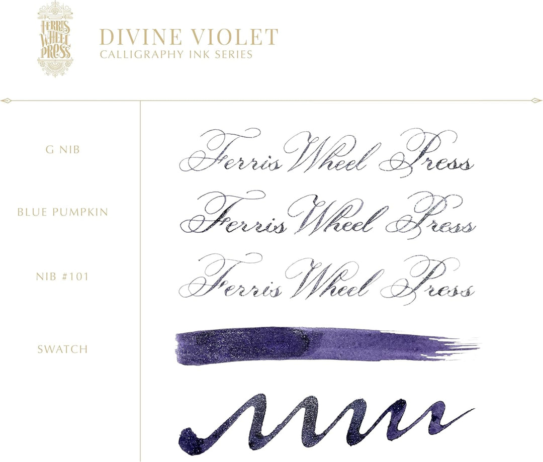 Ferris Wheel Press Calligraphy Ink, Deep Purple, 28ml, 28 ml