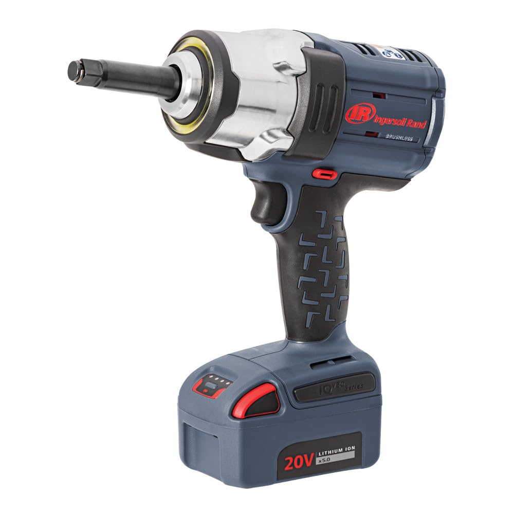 Ingersoll-Rand Akku Schlagschrauber W7252, 1,27 cm mit 5,1 cm Ext und Litium Ionen 20V Akkus 5,0 Ah,