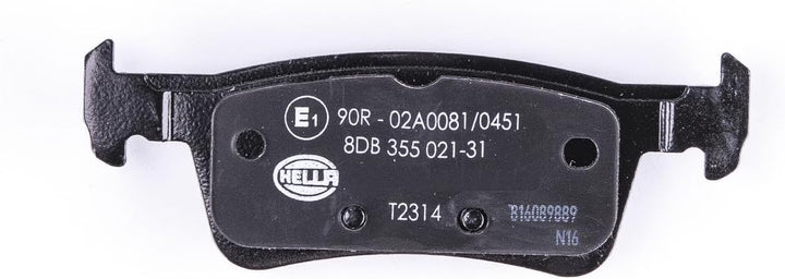 HELLA PAGID 8DB 355 021-311 Bremsbelagsatz - T2314 - Dicke/Stärke: 15.4mm - Bremssystem: Teves - nic