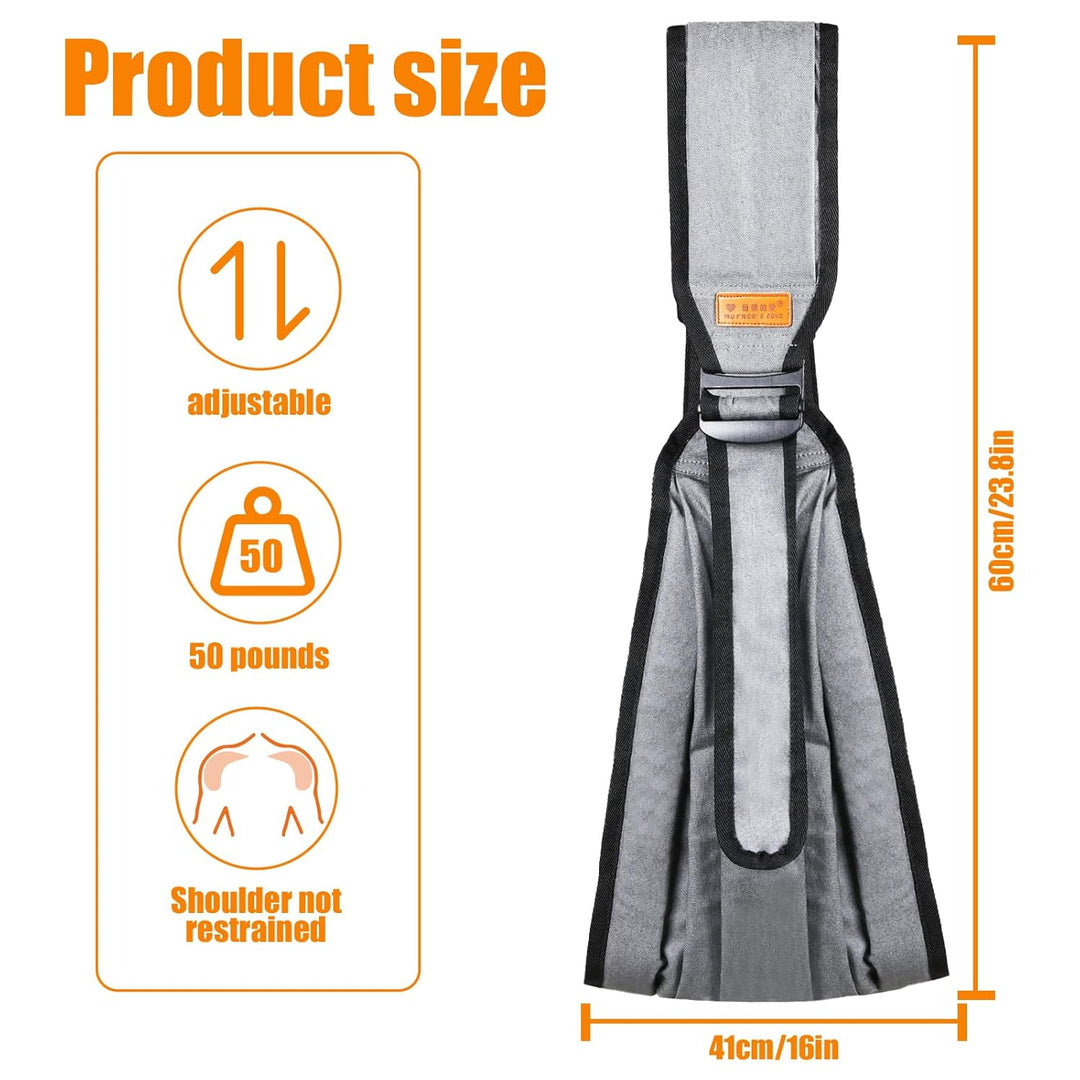 Babytrage, leichte und atmungsaktive Babytrage Seitlich, ergonomisches Design, verstellbare Baby Tra