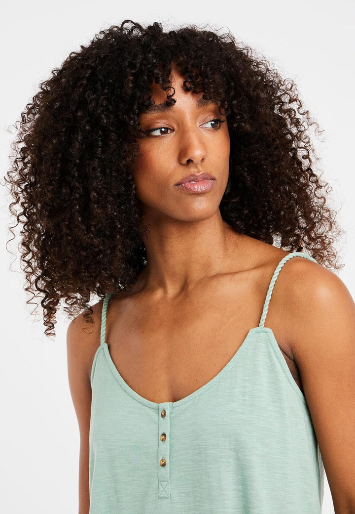Protest Damen Spaghetti Top PRTKIAWAH XS Green Baygreen, XS Green Baygreen