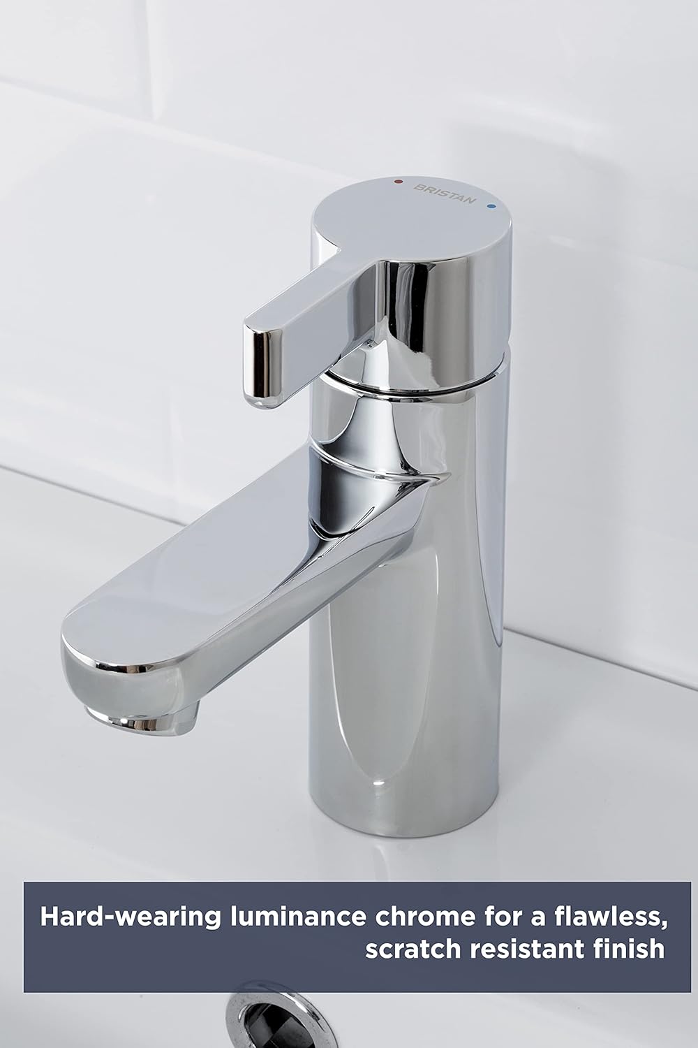 Bristan Waschbeckenarmatur, Messing, chrome, Basin Mixer, Basin Mixer