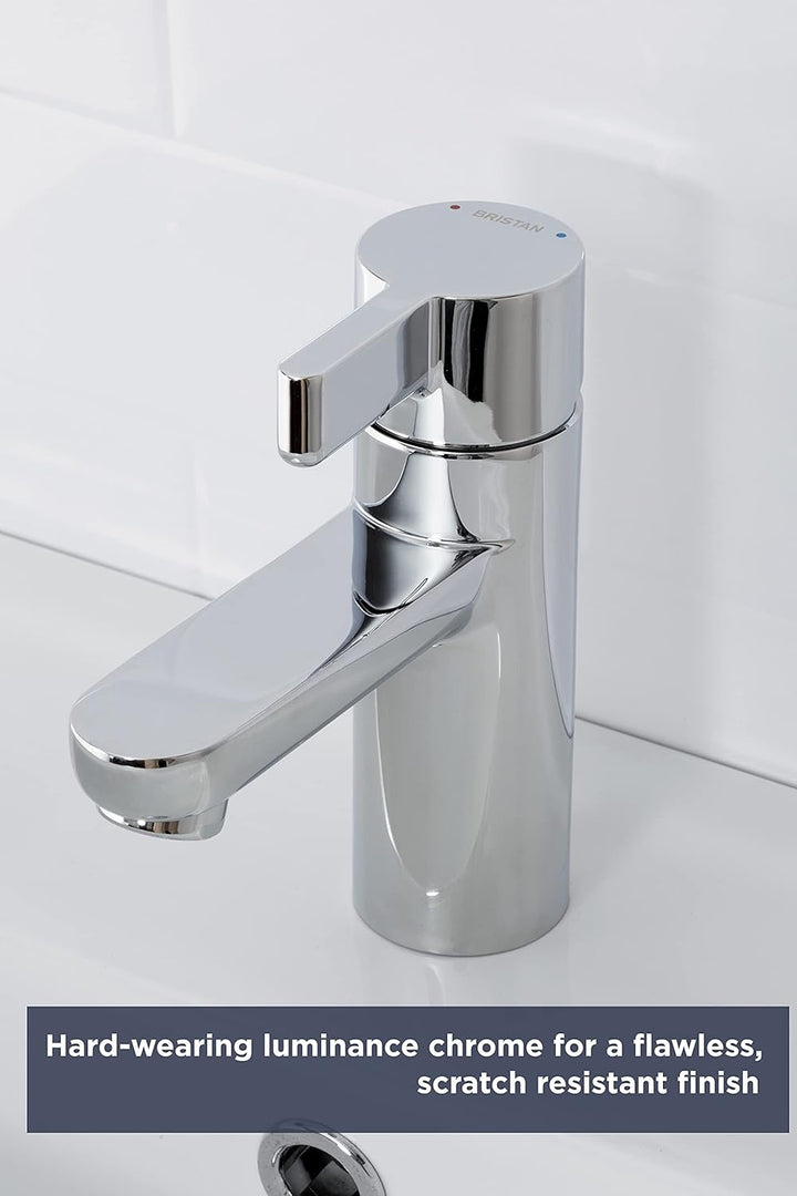 Bristan Waschbeckenarmatur, Messing, chrome, Basin Mixer, Basin Mixer