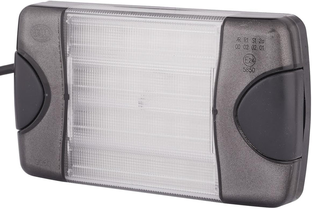 HELLA - Heckleuchte - DuraLED - LED - 12/24V - Anbau/geschraubt - Lichtscheibenfarbe: weiss - Kabel: