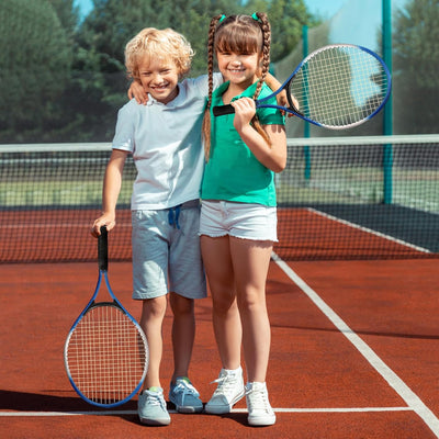 Cocoarm 1 Paar Tennisschläger Set für Kinder mit Tennisball und Tragetasche, 2 x Schläger, Beachtenn