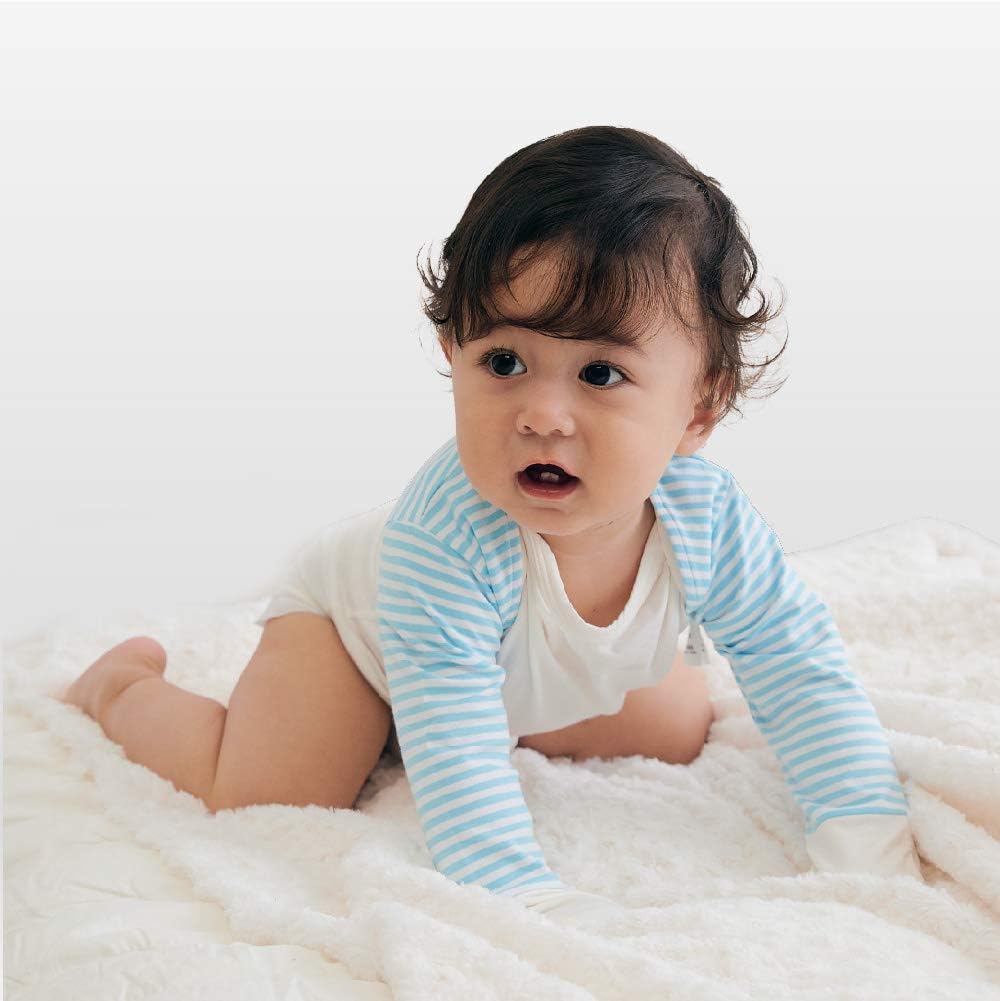 Edenswear Fäustlinge mit Zink für Kinder mit Ekzemen Rosa 6 Monate, Rosa 6 Monate