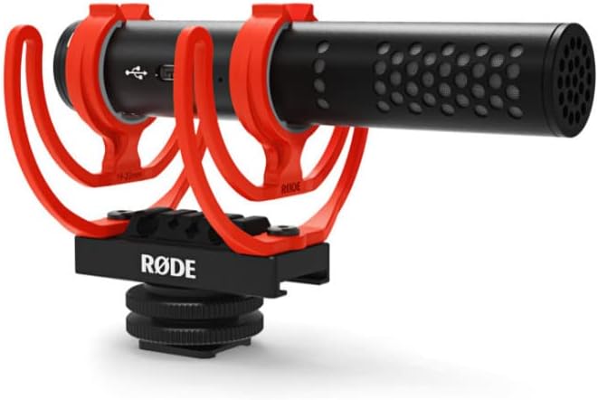 RØDE VideoMic GO II Ultra-kompaktes und leichtes Kamera/USB-Richtmikrofonfü für Videoaufnahmen und C