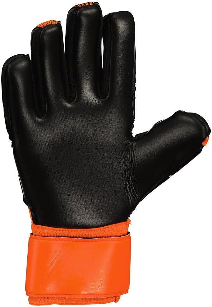 uhlsport Unisex Jugend Super Resist+ Hn Fussball Torwarthandschuhe 8.5 fluo orange/schwarz/weiss, 8.