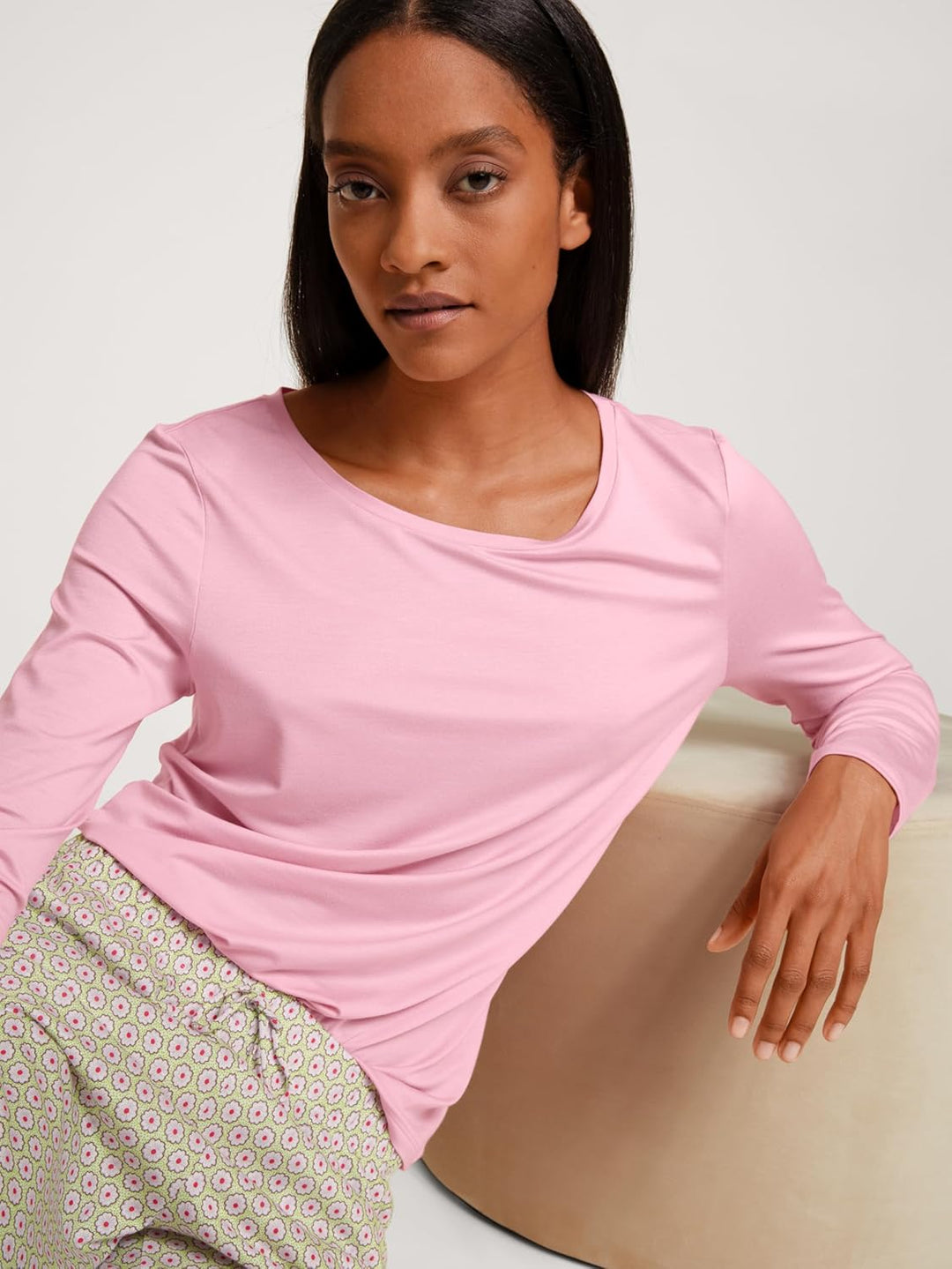 CALIDA Favourites Shirt, 3/4-Arm Damen 32-34 Pink Amethyst, 32-34 Pink Amethyst
