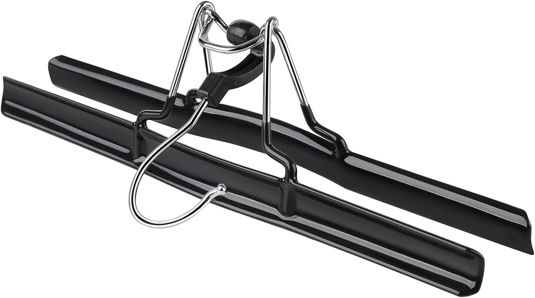SONGMICS Hosenbügel 10 Stück aus Metall - Hosenspanner Rockbügel Kleiderbügel Klemmbügel Rockspanner