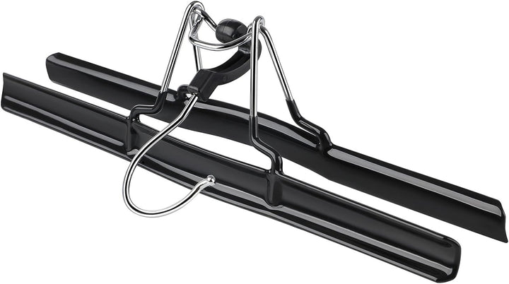 SONGMICS Hosenbügel 10 Stück aus Metall - Hosenspanner Rockbügel Kleiderbügel Klemmbügel Rockspanner