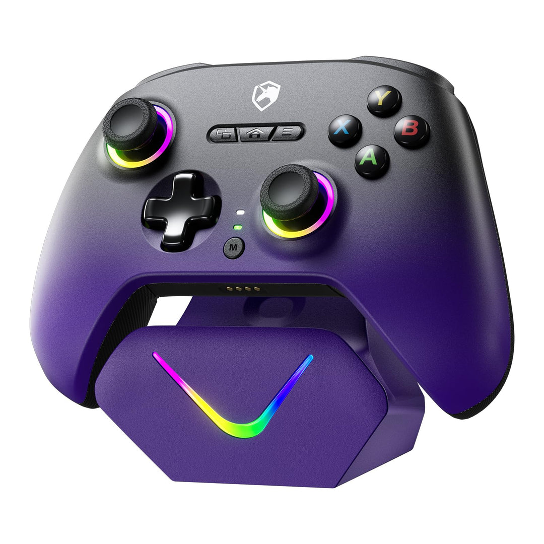 ECHTPower PC Gaming Controller mit TMR Hall-Effekt-Joysticks, Anti-Drift, Dual-Trigger, 1000Hz Abfra