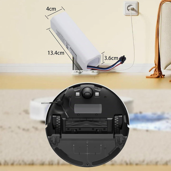 Geoviizon 14,4 V 5200 mAh Akku Kompatibel mit Dreame F9/D9/D9 Pro/D9 Max/L10 Pro Roboterstaubsauger