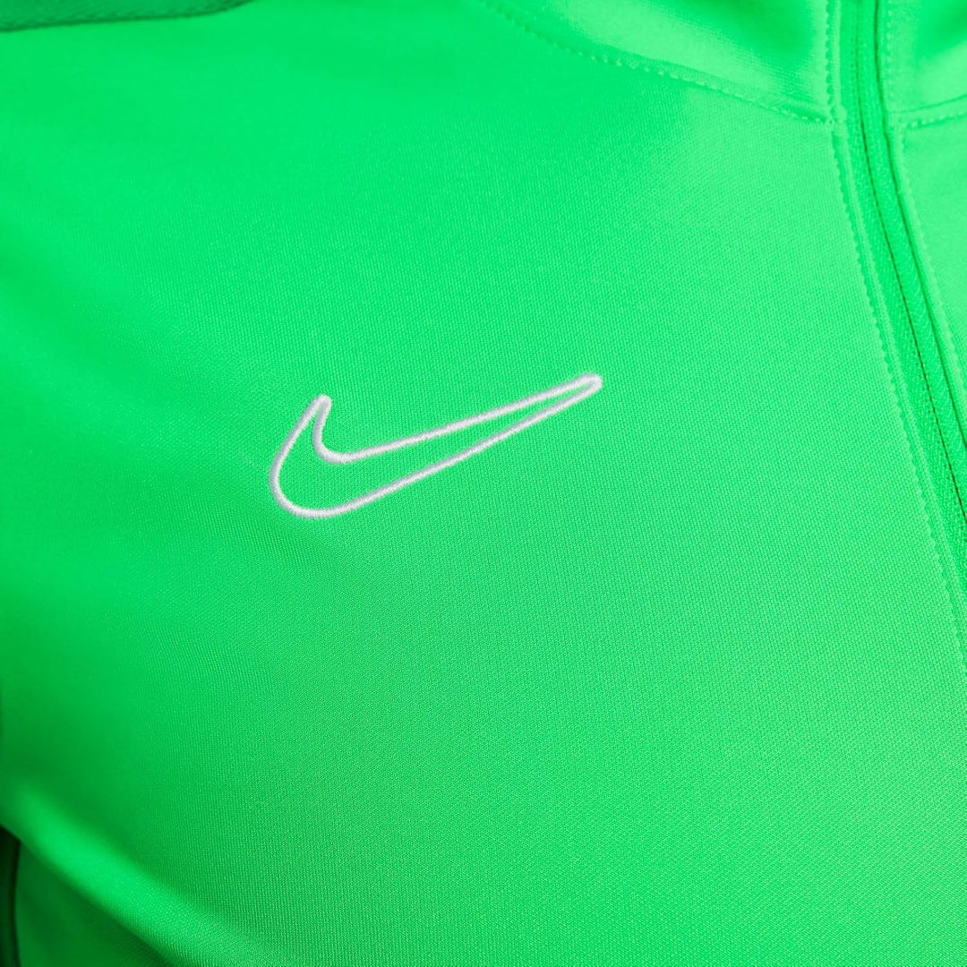Nike Damen Dri-fit Academy Jacke, Weiss, Rundhalsausschnitt, Langarm, Slim, Atmungsaktiv, Leicht, Po
