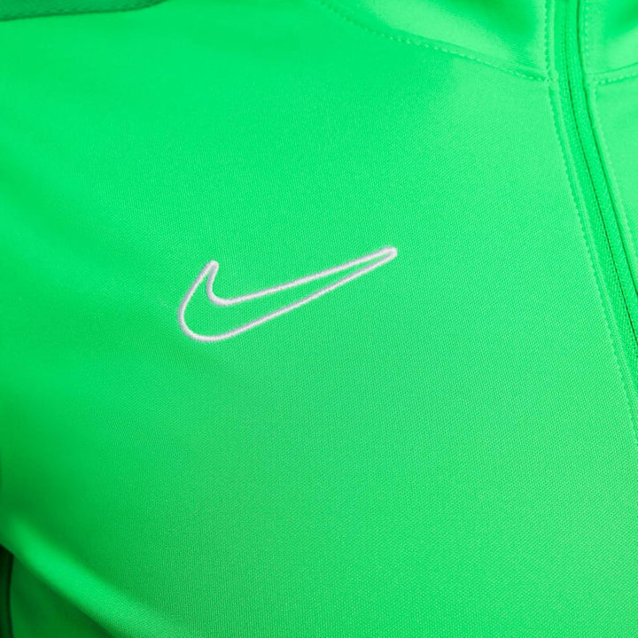 Nike Damen Dri-fit Academy Jacke, Weiss, Rundhalsausschnitt, Langarm, Slim, Atmungsaktiv, Leicht, Po