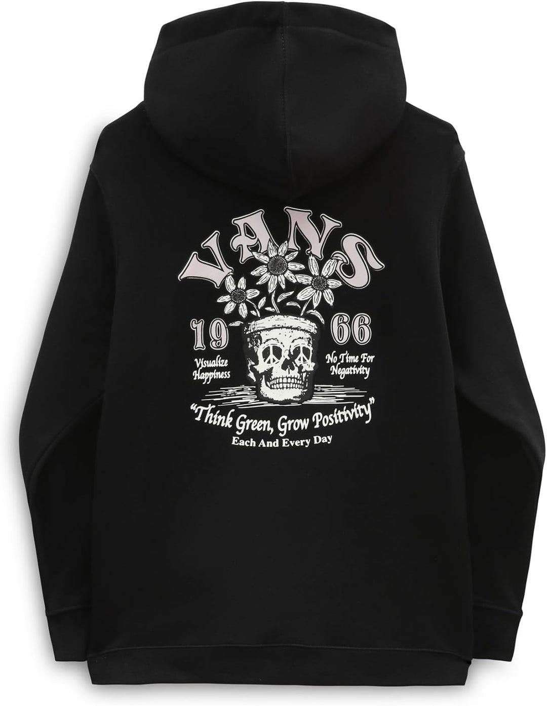 Vans Unisex Kinder Peace Head Hoodie Hooded Sweatshirt 8-10 Jahre Schwarz, 8-10 Jahre Schwarz
