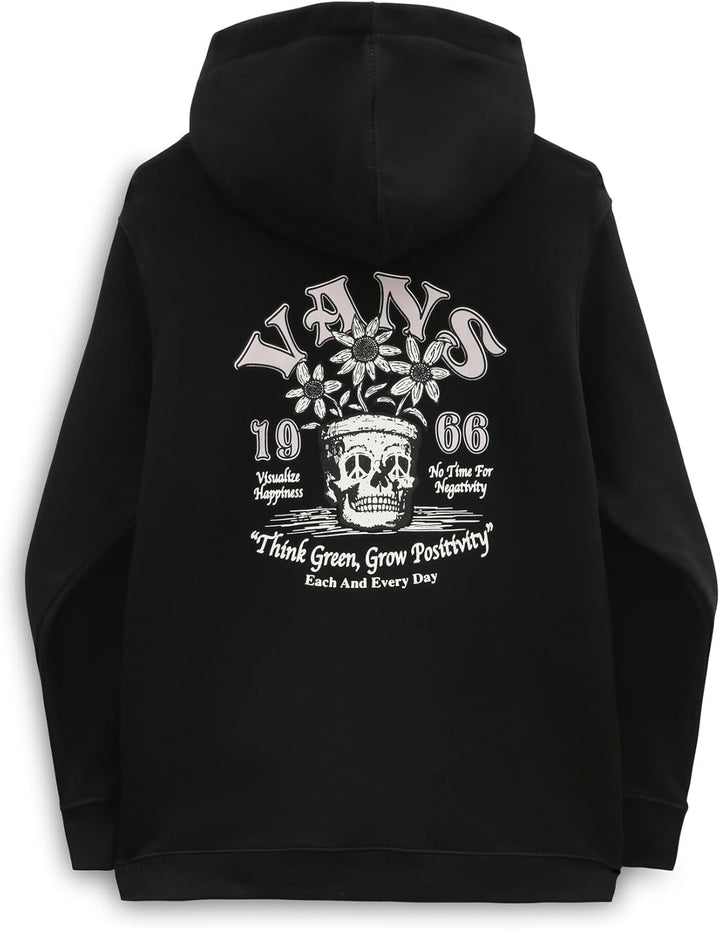 Vans Unisex Kinder Peace Head Hoodie Hooded Sweatshirt 8-10 Jahre Schwarz, 8-10 Jahre Schwarz