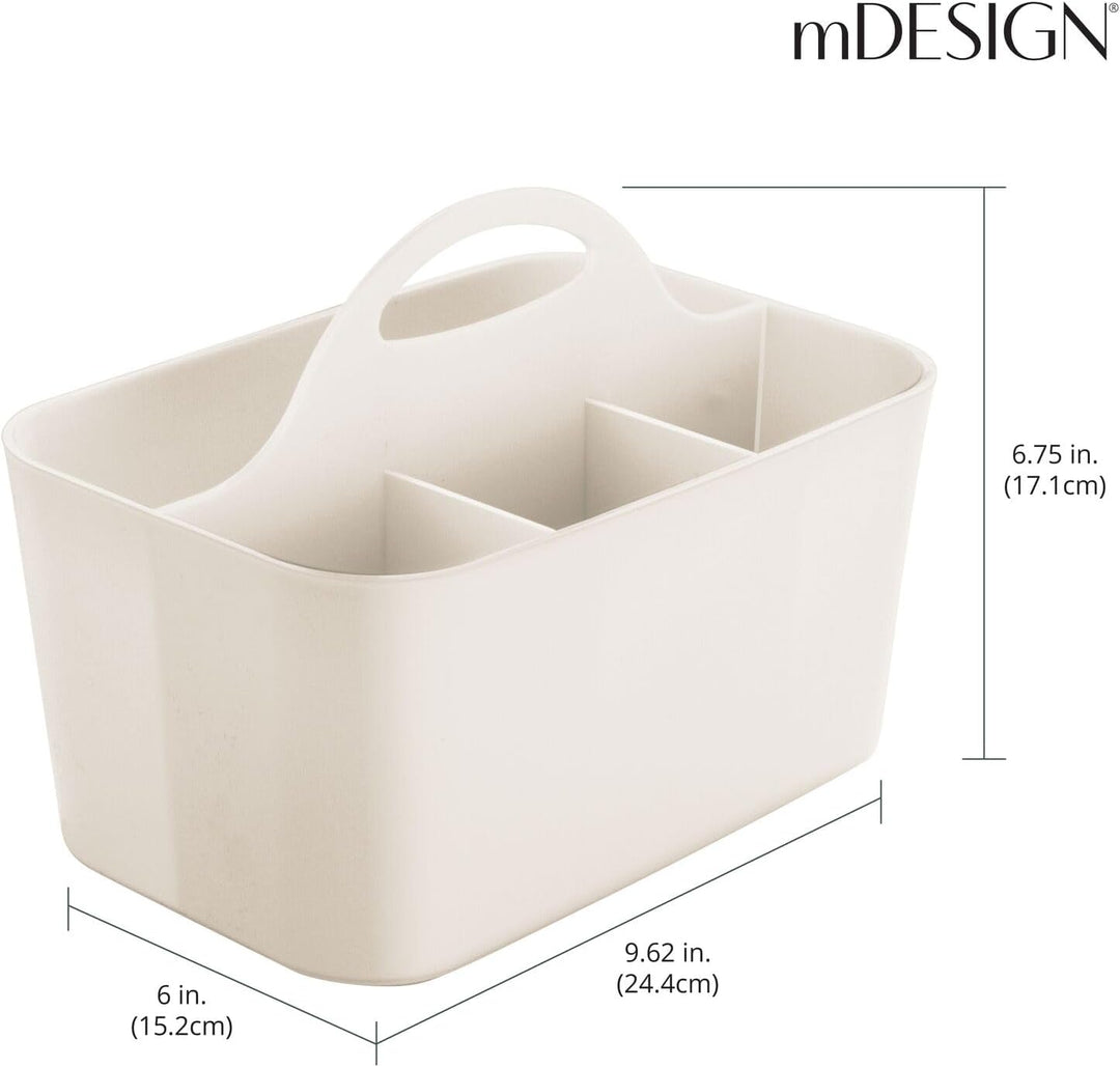 mDesign Badezimmer Korb mit Griff – als Kosmetik Organizer, Küchen Aufbewahrungsbox oder Handtuchhal