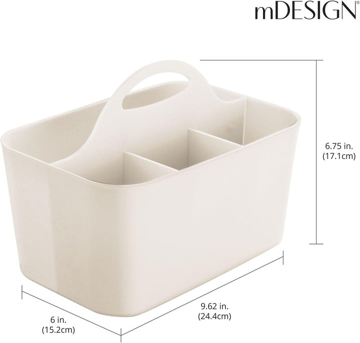 mDesign Badezimmer Korb mit Griff – als Kosmetik Organizer, Küchen Aufbewahrungsbox oder Handtuchhal