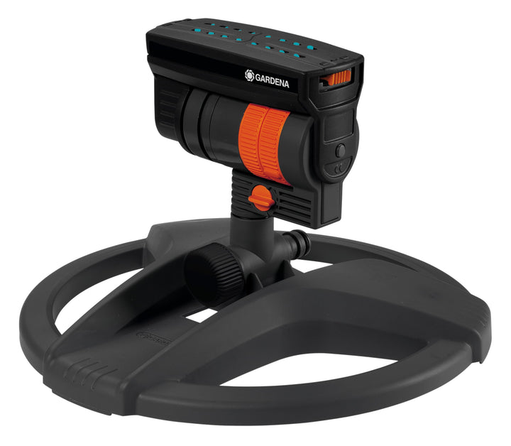 Gardena Viereckregner AquaZoom compact: Regner zur Bewässerung von Nutzflächen von 9-216 m², Reichwe