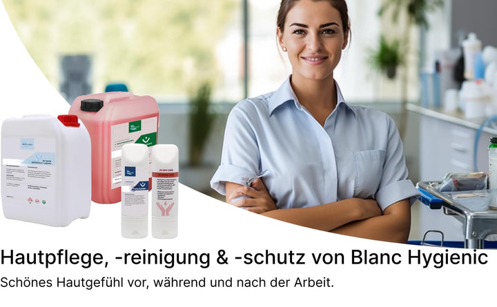 Blanc HYGIENIC Handcreme Derma Care, 15x 100 ml – Feuchtigkeitscreme pH-neutral, silikonfrei, dermat