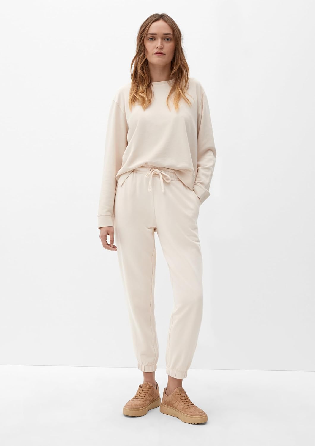 s.Oliver Jogpants aus leichtem Sweat 32 Beige, 32 Beige