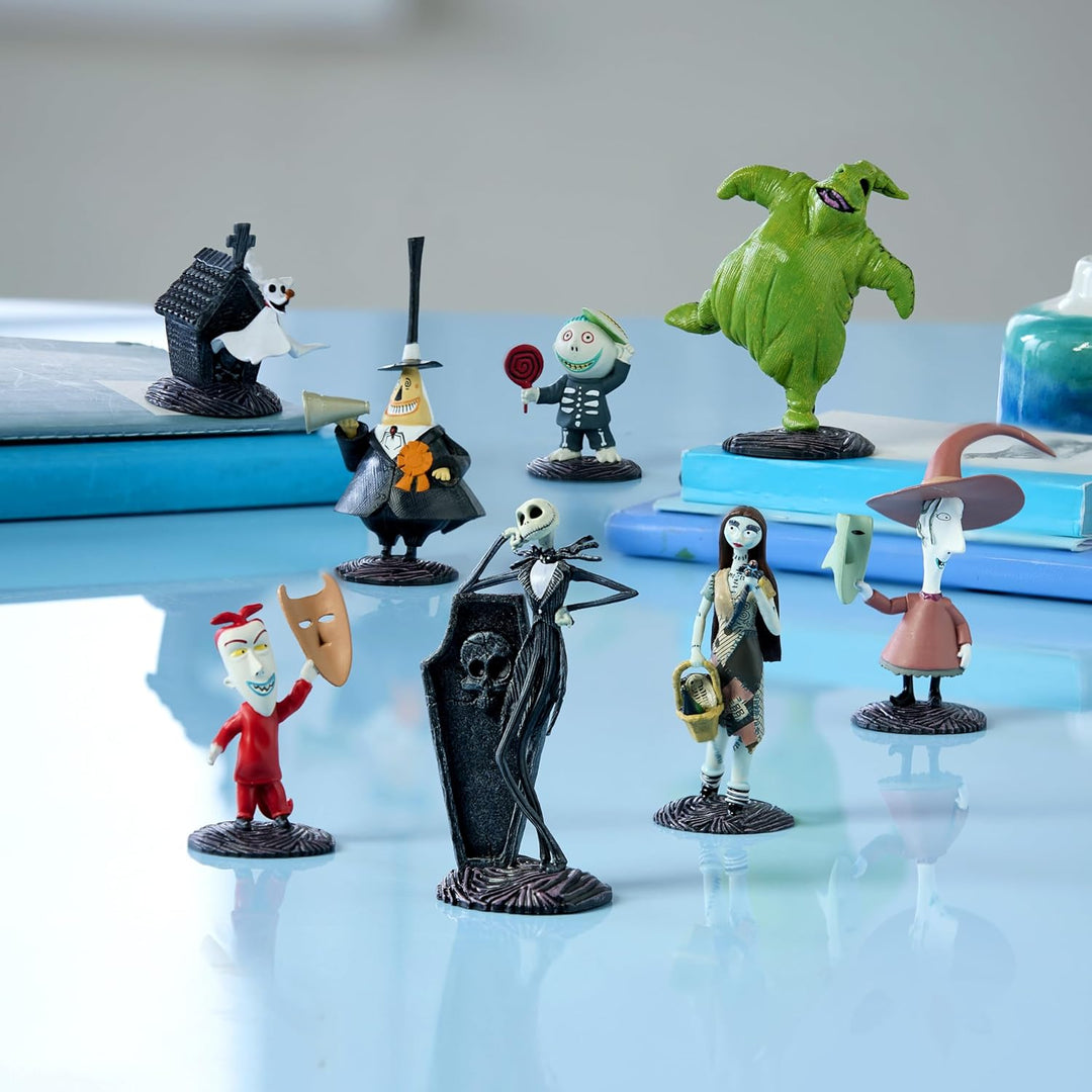 Disney Store Official - Tim Burtons Nightmare Before Christmas - Spielzeugfigurenset - 8 Spielzeuge