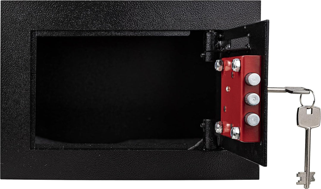 Genie Hand – Mechanische Wandtresorbox Klein mit Einwurfschlitz – Doppelbartschloss Mini, Mini