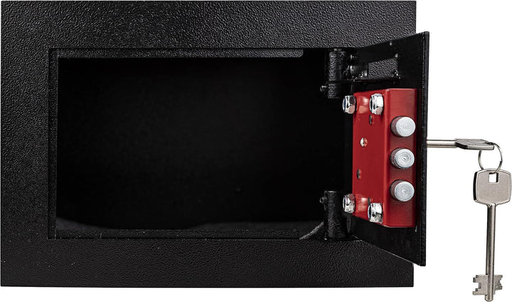Genie Hand – Mechanische Wandtresorbox Klein mit Einwurfschlitz – Doppelbartschloss Mini, Mini