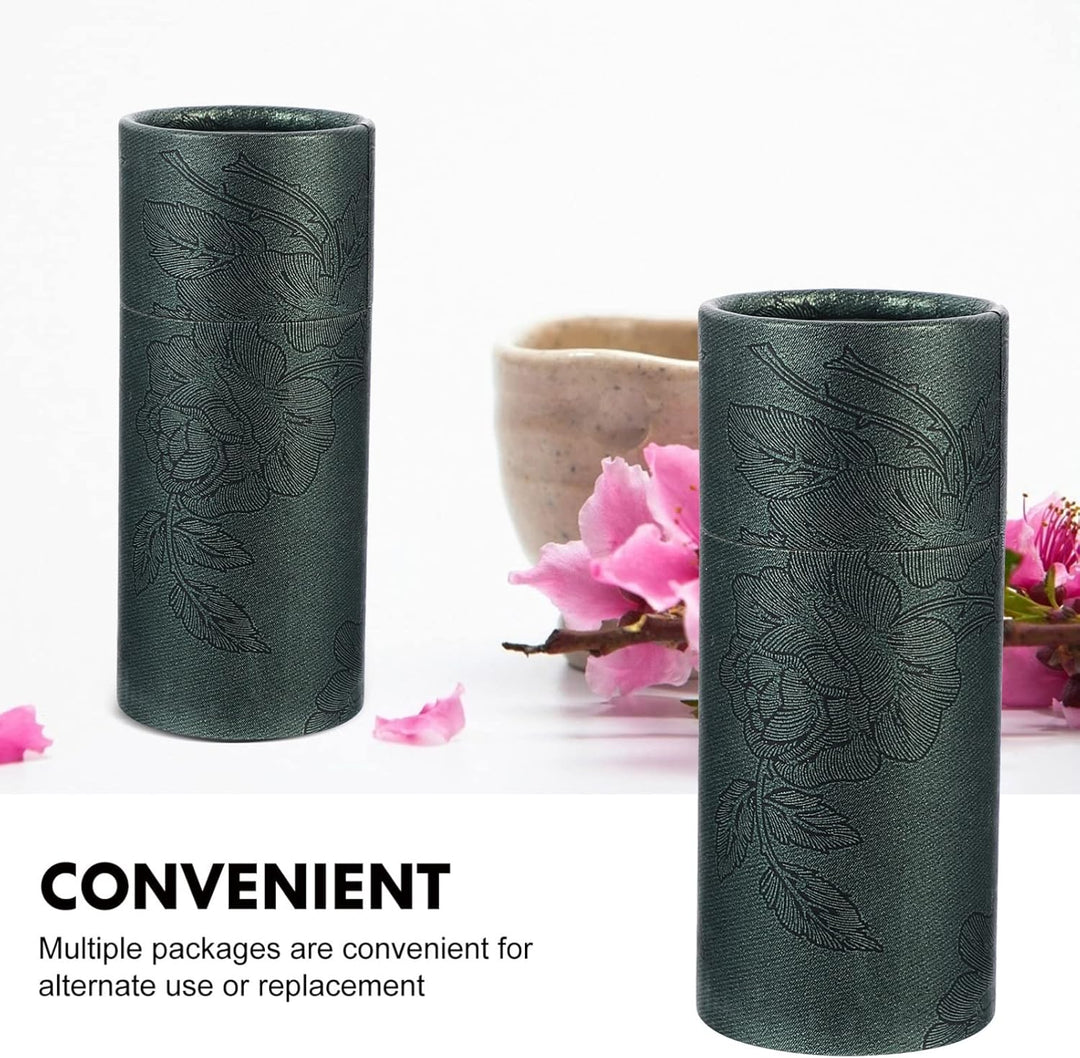 EXCEART ?therisches ?l Flasche Papierrohr 20 Stücke Runde Kraftpapier Behälter Röhren Papiertüten Le