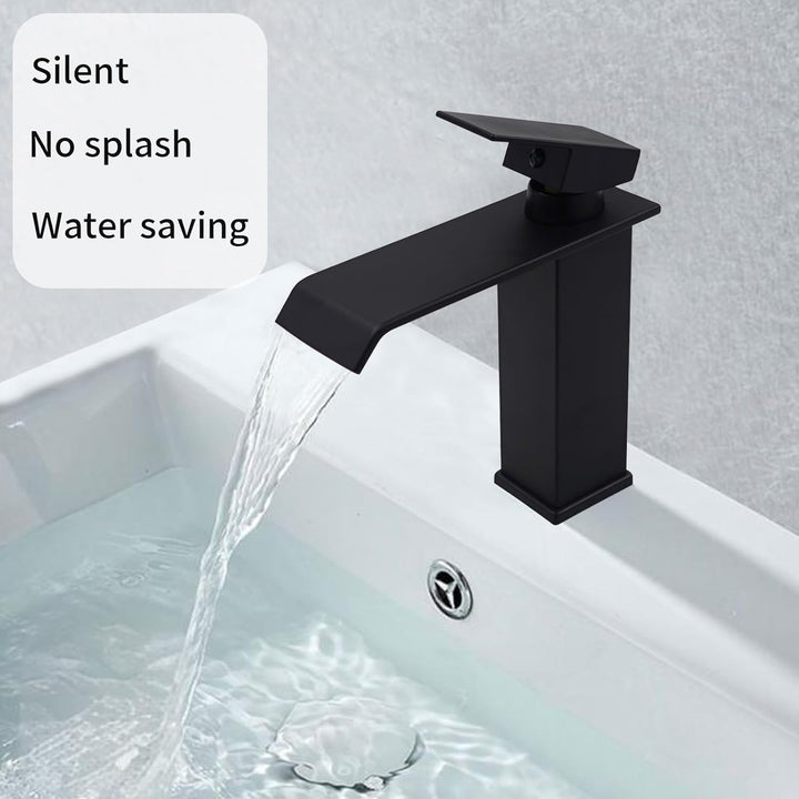 Wasserhahn Bad Waschtischarmaturen Wasserfall Wasserhahn Einhandbedienung Heiss & Kalt Dual Control
