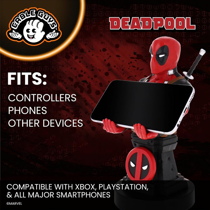 Cableguys Marvel Deadpool Plinth Controller Halter &amp; Handy Ständer - Gaming Zubehör für Zimmer und S