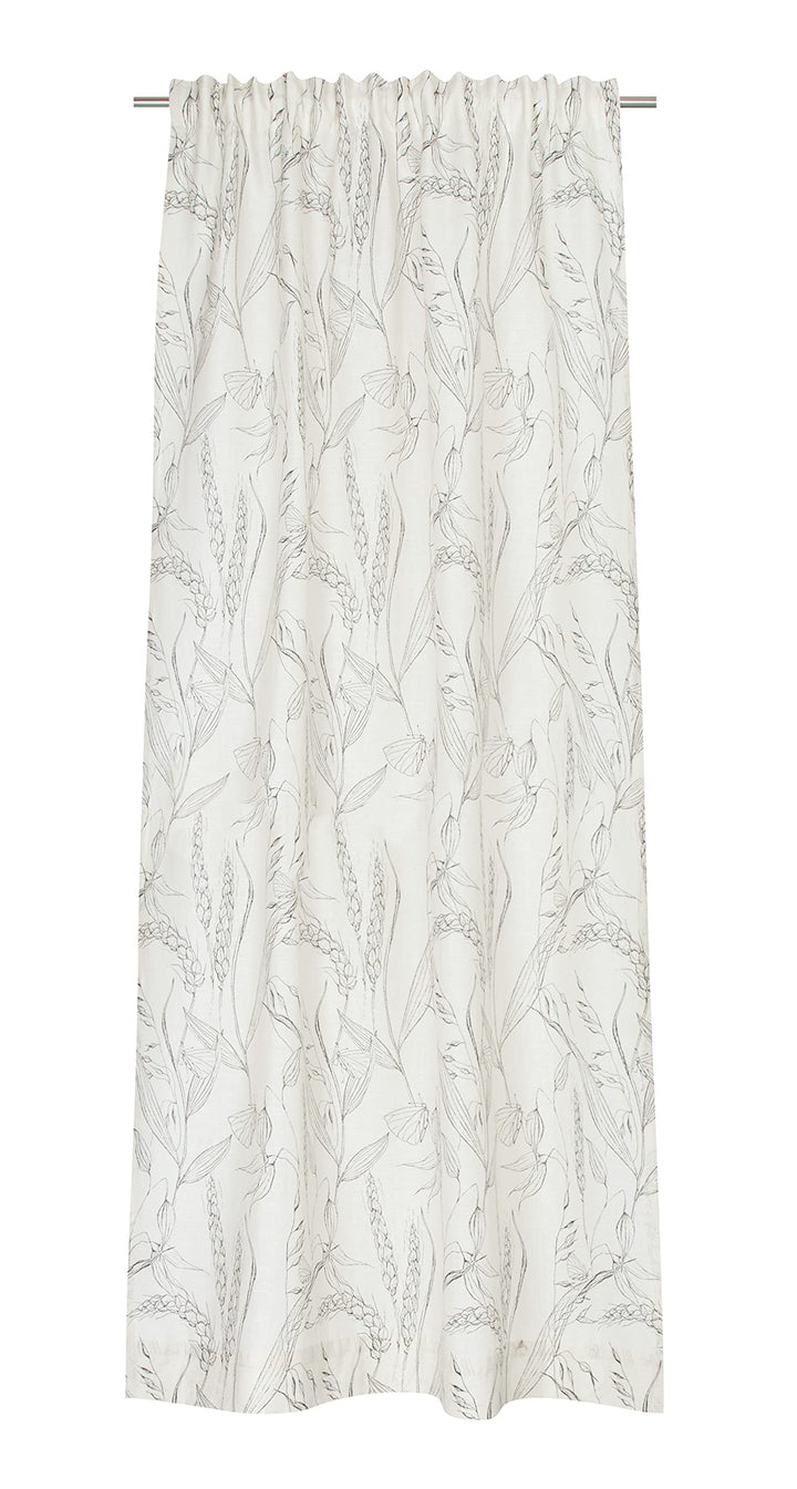 Gardine Grainfield 130x250 - Vorhang Blickdicht Natur Baumwollmix - Vorhänge Wohnzimmer - Dekoschal