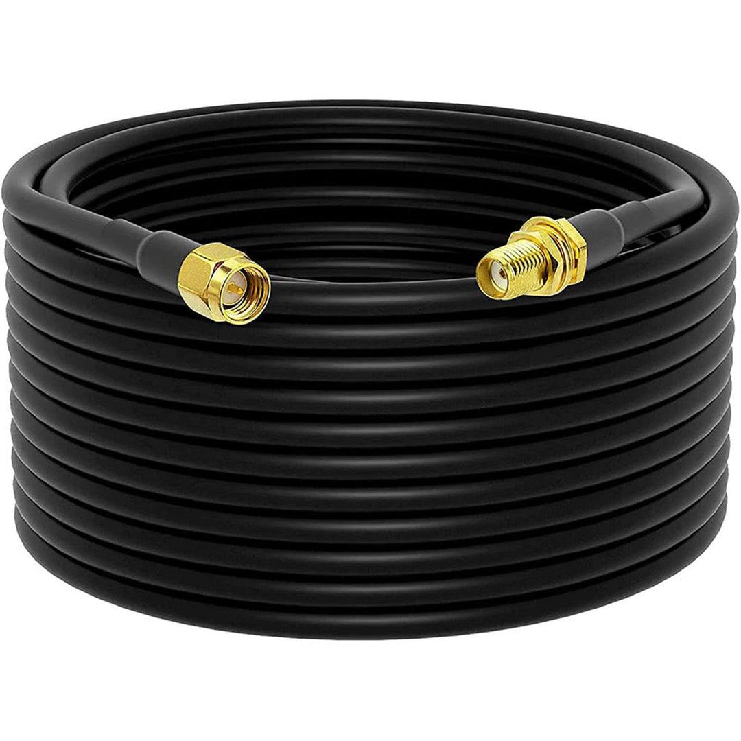 YILIANDUO SMA auf SMA Kabel WiFi Antennenkabel SMA Stecker an SMA Buchse RG58 Koaxial Kabel 15M Verl
