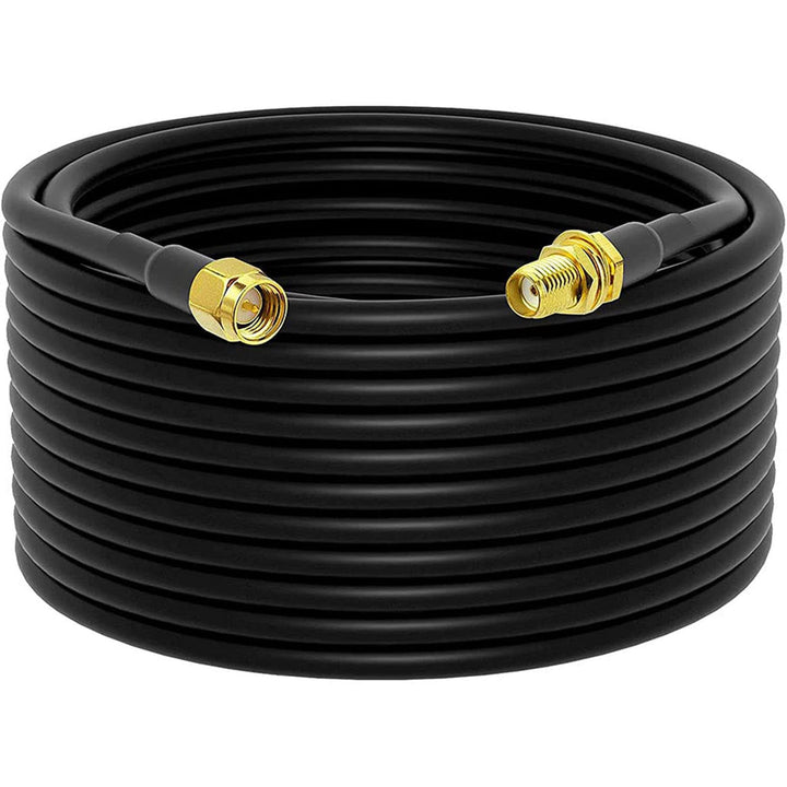 YILIANDUO SMA auf SMA Kabel WiFi Antennenkabel SMA Stecker an SMA Buchse RG58 Koaxial Kabel 15M Verl