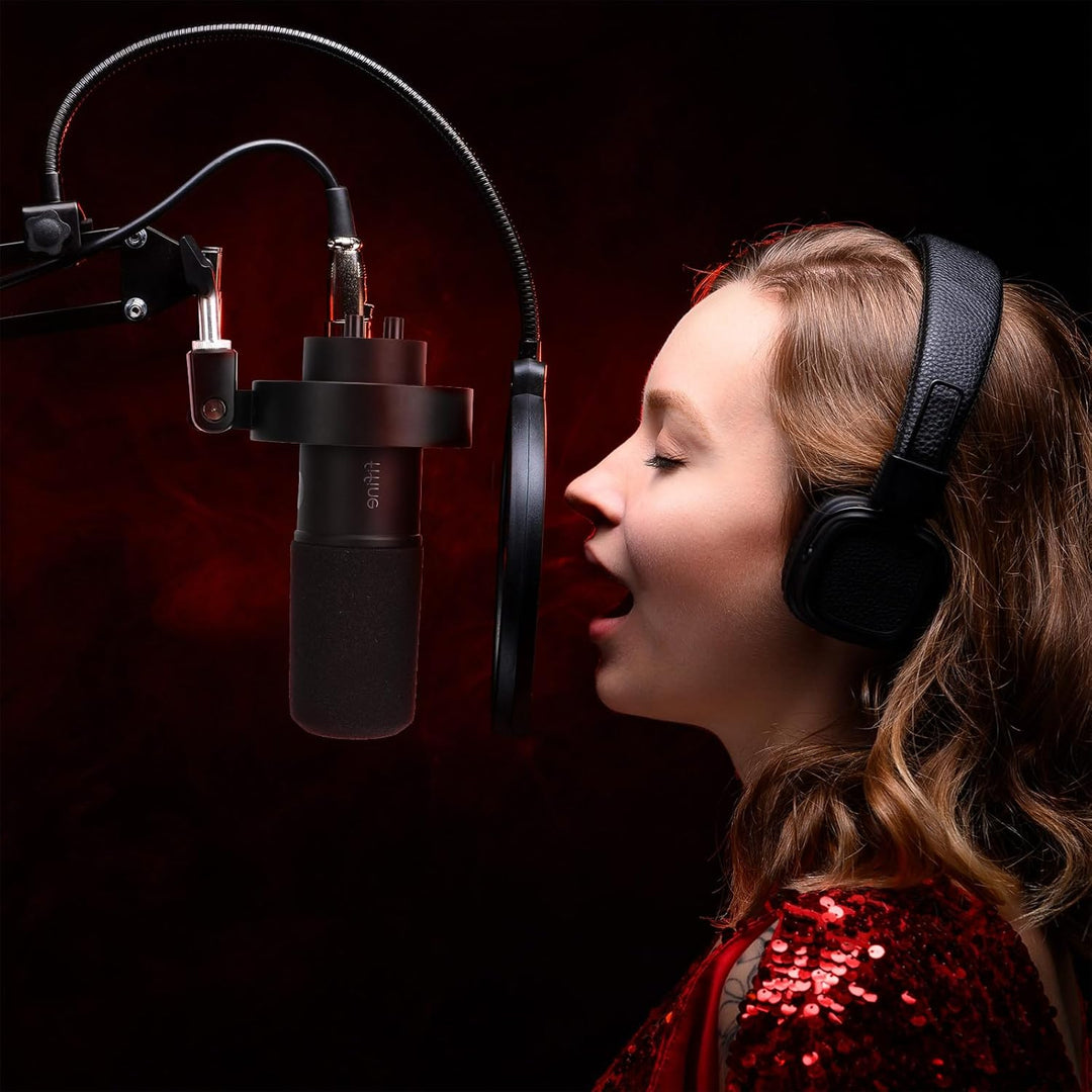 YOUSHARES 6-Lagen Popschutz für K688 – Mikrofon Pop Filter Schallschutz kompatibel mit Fifine K688,