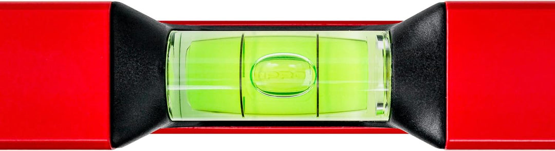 PRO800 Wasserwaage 120 cm mit Ergonomischen Profil - ERS+ (Easy Reading System) Präzise Wasserwaage