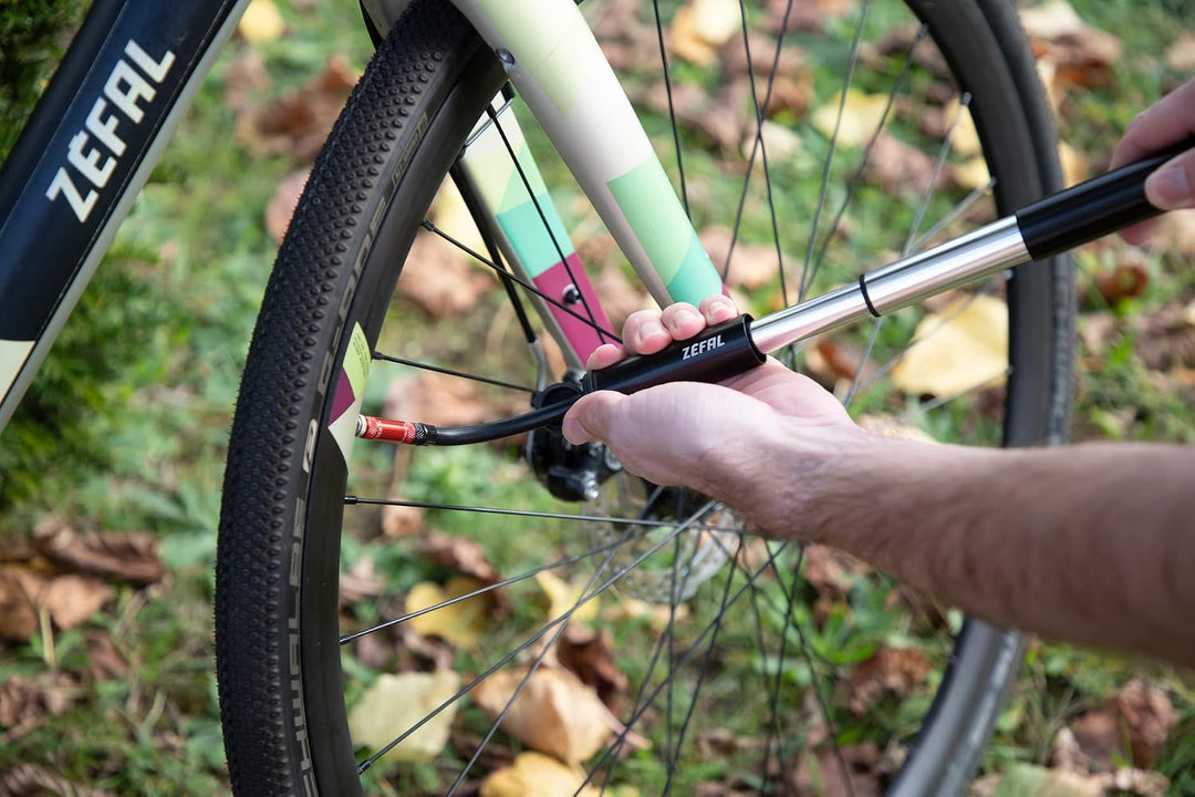 Zéfal Gravel Mini Handpumpe, Schwarz, 18 cm