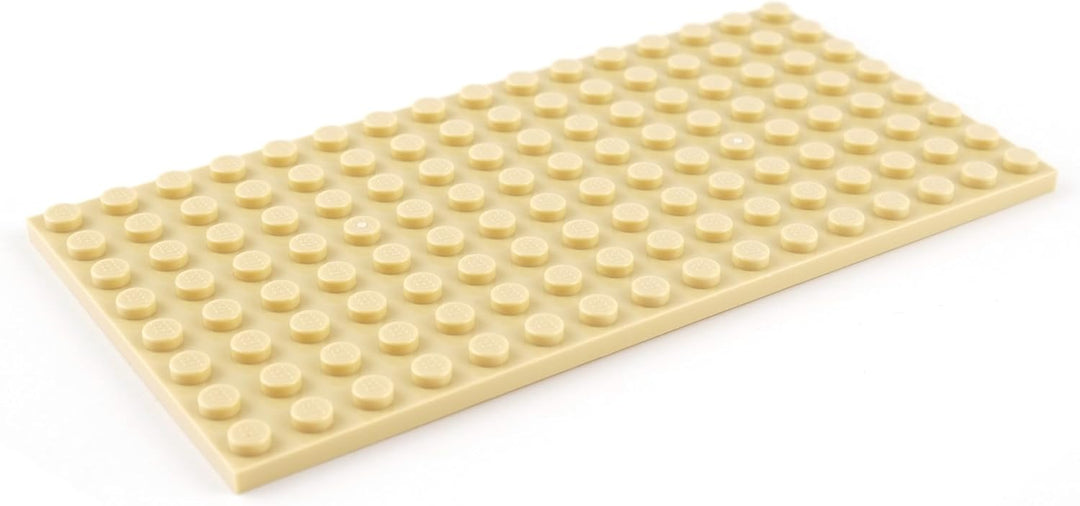 LEGO® City Friends Classic Bauplatte 8x16 Beige - 5 Stück (92438) - Perfekte Basis für Kreative Baup